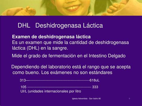 deshidrogenasa lactica alta
